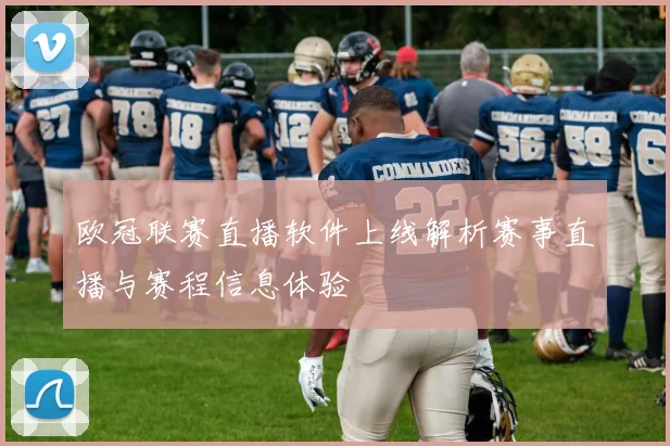欧冠联赛直播软件上线解析赛事直播与赛程信息体验